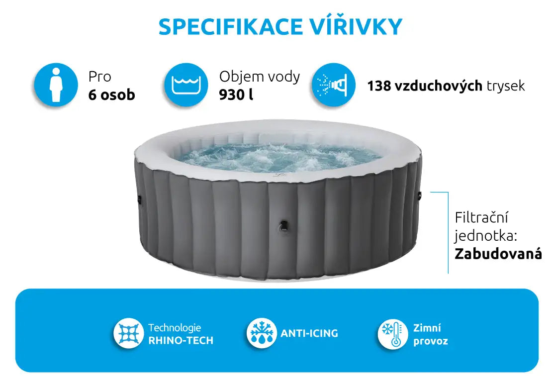 Vířivý bazén MSPA Pebble LR062-GR