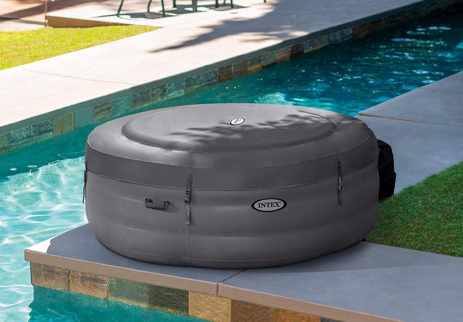 Intex Simple Spa – kruhový nafukovací vířivý bazén pro 4 osoby